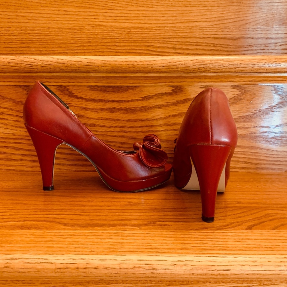 Madden Girl Deep Cranberry Pumps- Size 6 1/2